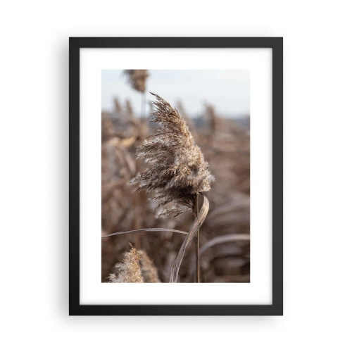 Affisch i svart ram - Dags att flyga bort med vinden - 30x40 cm