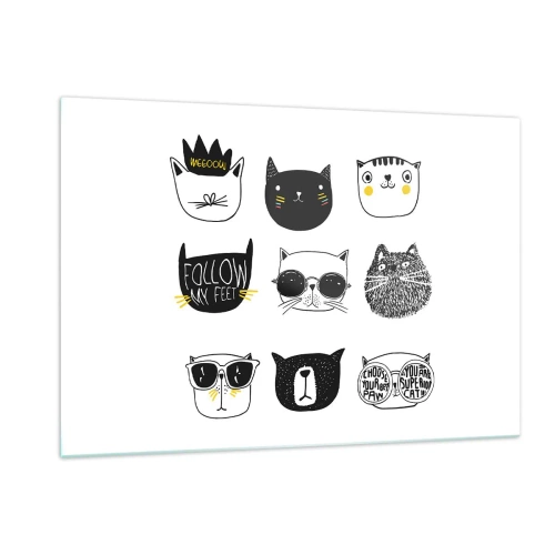 Glastavla - Bild på glas - Varje annorlunda - 120x80 cm