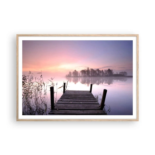 Affisch i ram av ljusek - Ur liljedimman... - 100x70 cm