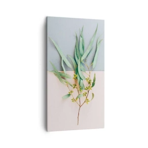 Canvastavla - Bild på duk - Pastellens subtilitet - 45x80 cm