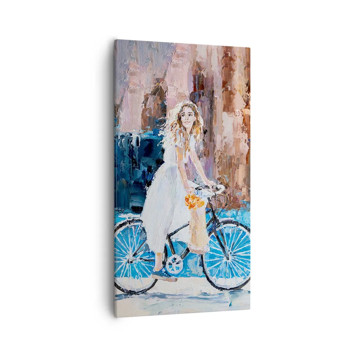 Canvastavla - Bild på duk - Glädje på morgonen - 55x100 cm