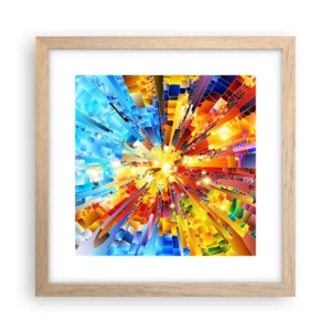 Affisch i ram av ljusek - In medias res - 30x30 cm