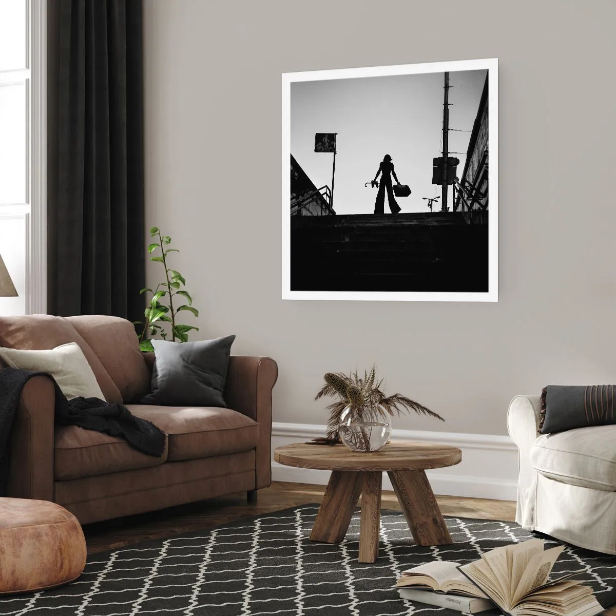 Affisch - Stadsvandring - 40x40 cm