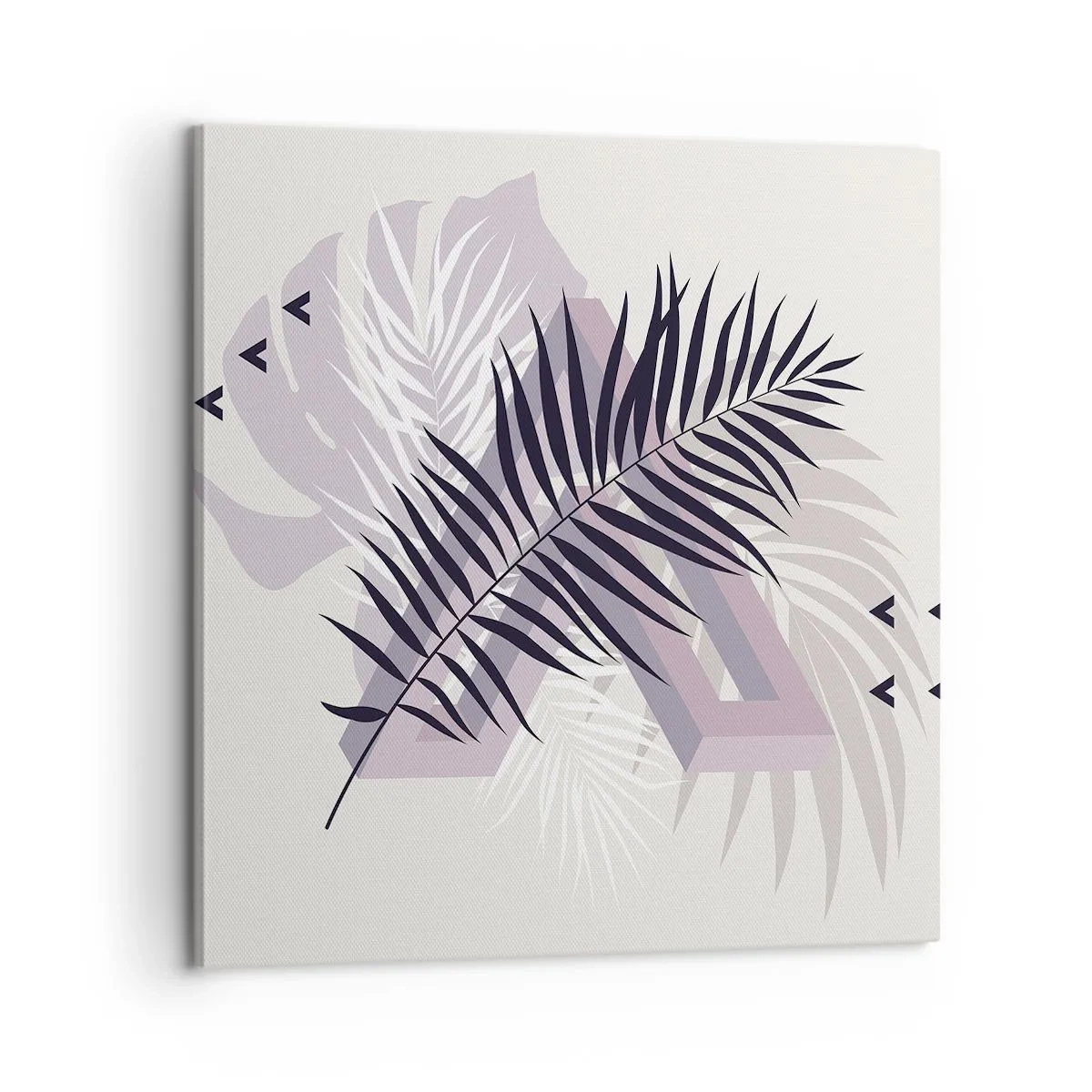 Canvastavla - Bild på duk - Skuggans skugga - 60x60 cm