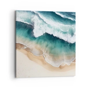 Canvastavla - Bild på duk - Ett evigt möte - 70x70 cm