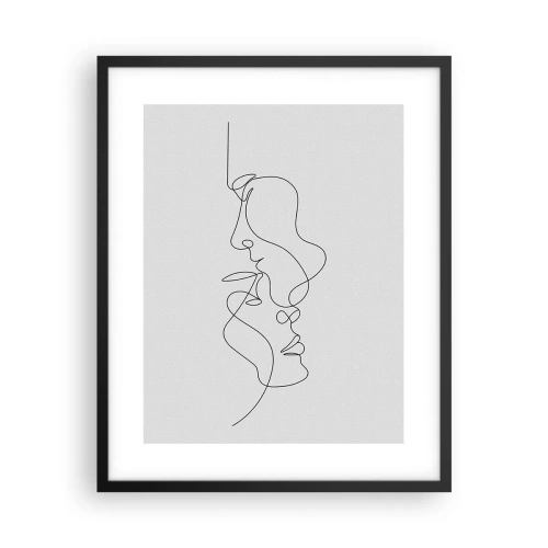 Affisch i svart ram - Sentimentala lustens glöd - 40x50 cm