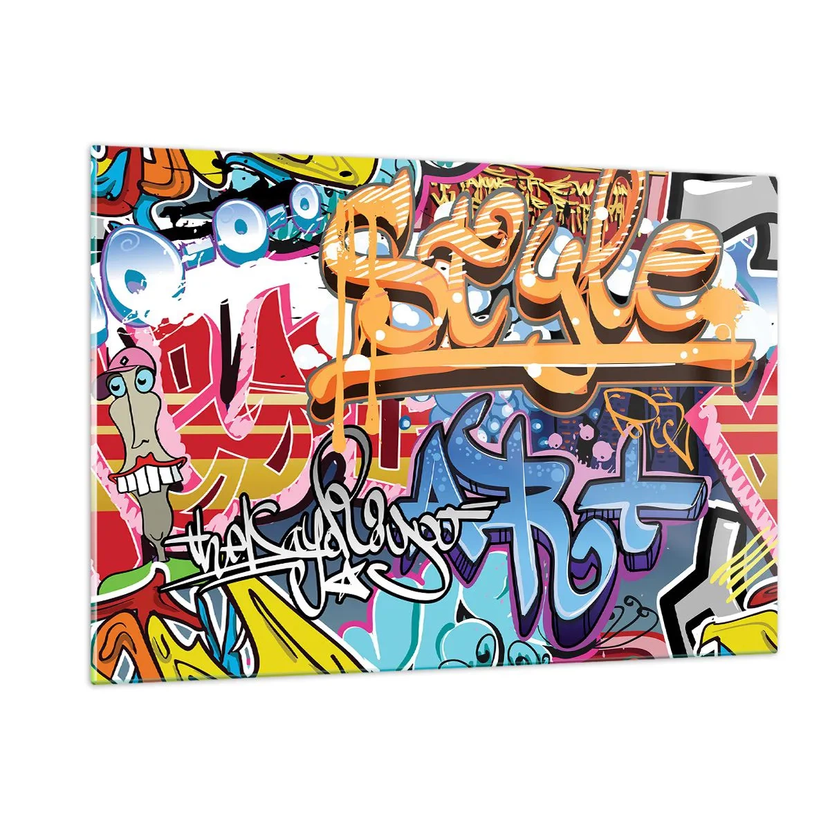 Glastavla - Bild på glas - Muralmålning... - 120x80 cm