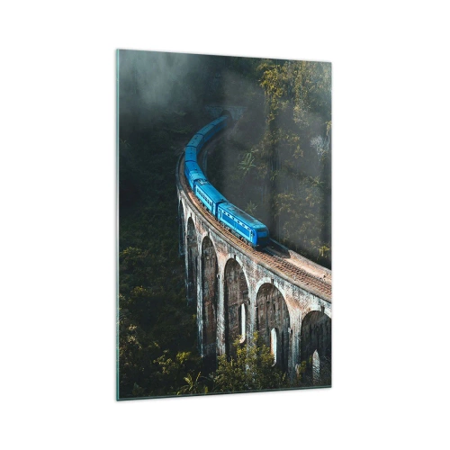 Glastavla - Bild på glas - Attraktion till naturen - 70x100 cm
