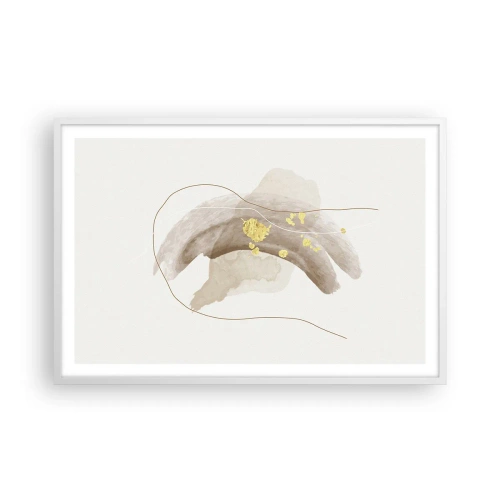 Affisch i vit ram - Träffat i rummet - 91x61 cm