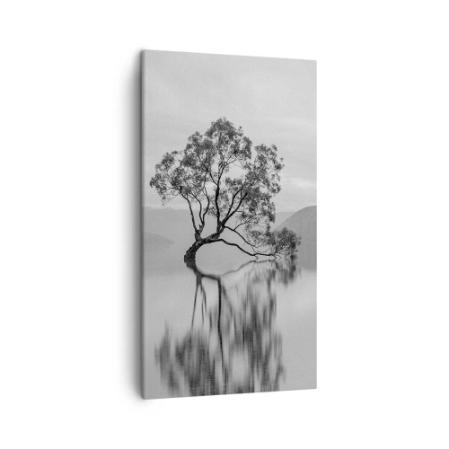 Canvastavla - Bild på duk - Det finns ett land - 45x80 cm