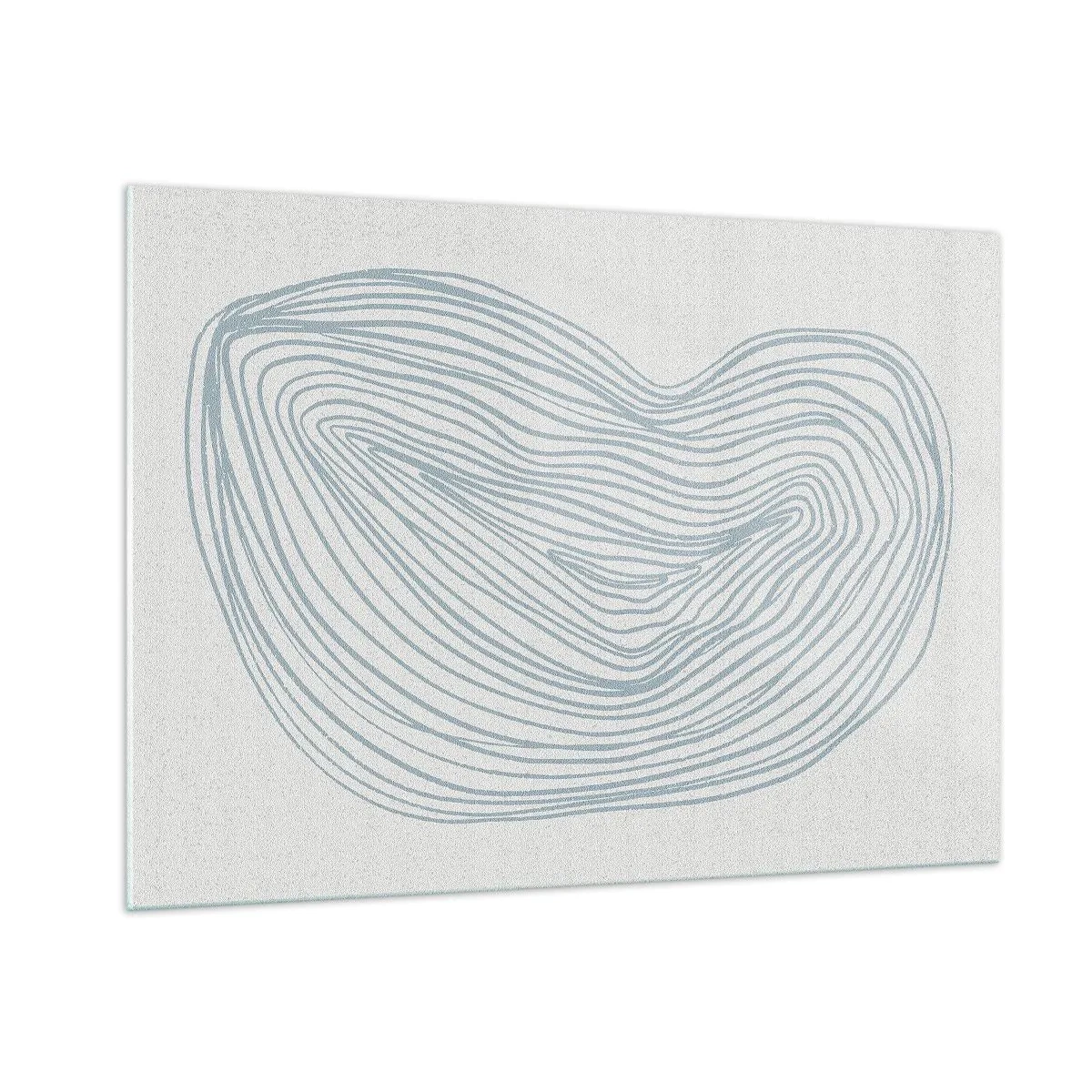 Glastavla - Bild på glas - Droppens leende - 100x70 cm