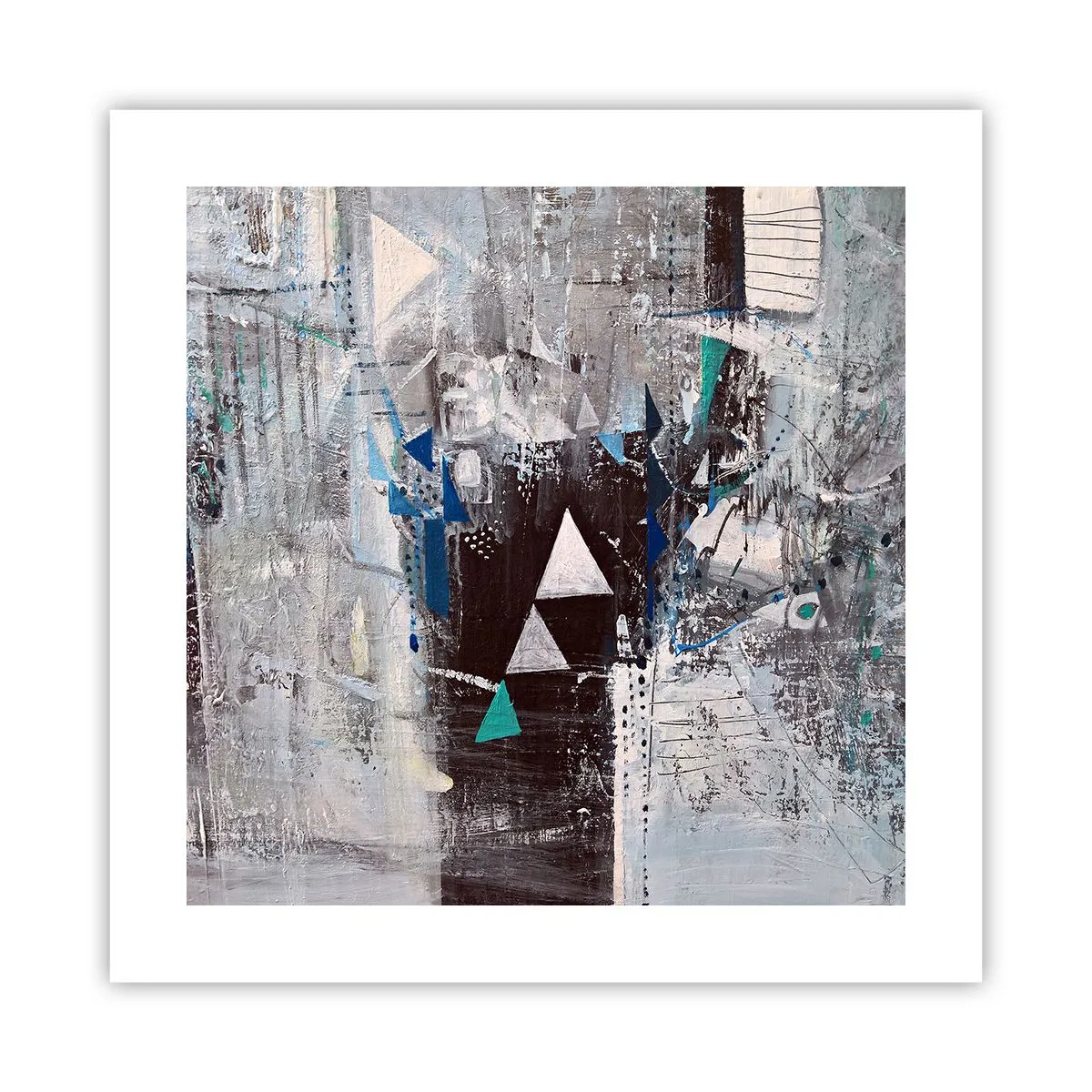 Affisch - Trianglarnas överordnade ordning - 40x40 cm