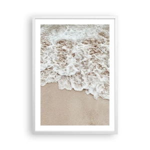 Affisch i vit ram - Strax tillbaka - 50x70 cm