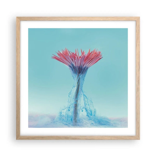 Affisch i ram av ljusek - I upplivande famn - 50x50 cm