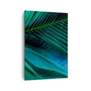 Canvastavla - Bild på duk - Grönskans anatomi - 70x100 cm