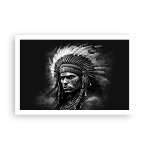 Affisch - Hövding och krigare - 91x61 cm