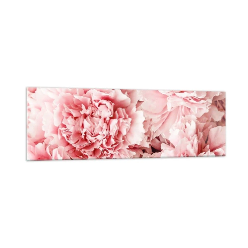Glastavla - Bild på glas - Rosa dröm - 160x50 cm