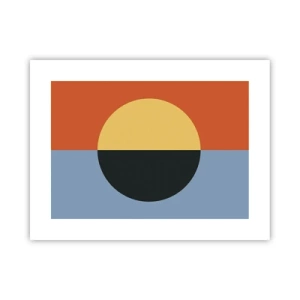 Affisch - Komposition av värme och kyla - 40x30 cm