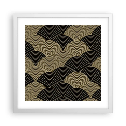 Affisch i vit ram - Enighet i mångfald - 40x40 cm