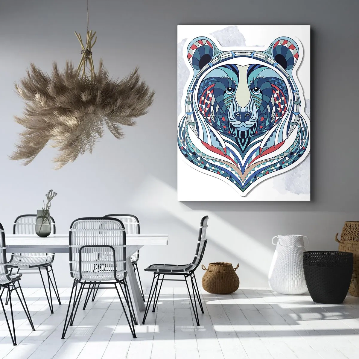 Canvastavla - Bild på duk - Eviva Grönland! - 80x120 cm
