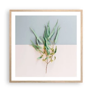 Affisch i ram av ljusek - Pastellens subtilitet - 60x60 cm