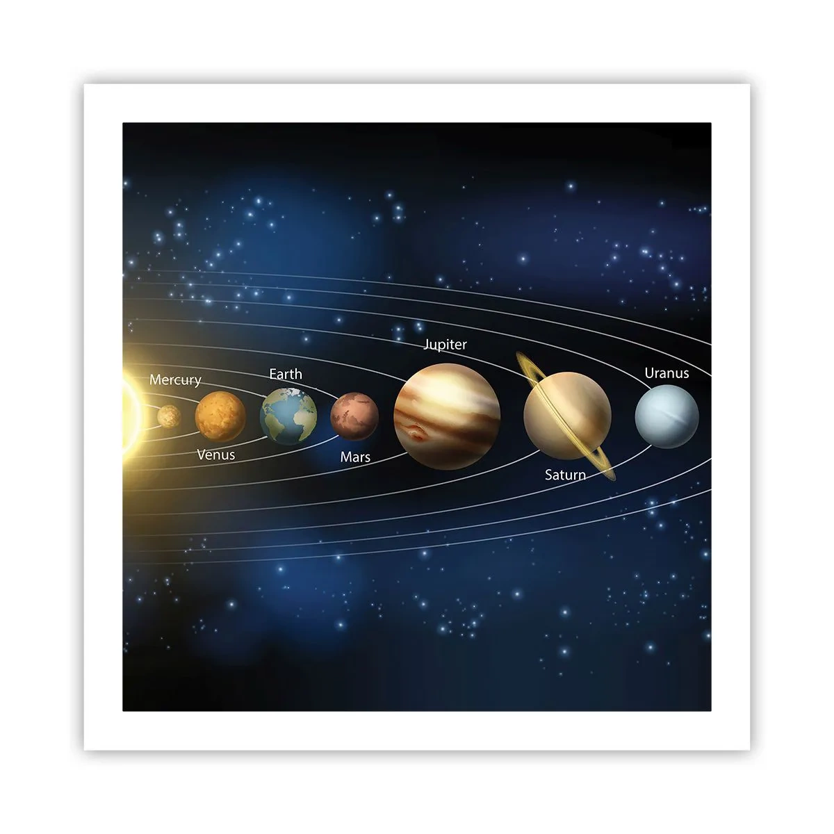 Affisch - En av tio - 60x60 cm