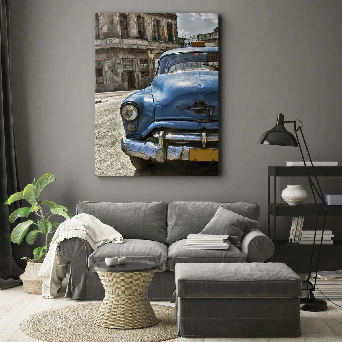 Canvastavla - Bild på duk - Gammalt är vackert - 50x70 cm