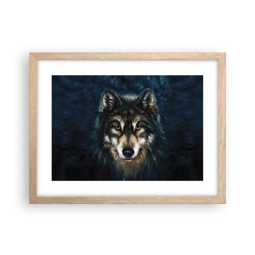 Affisch i ram av ljusek - Alfa? Och omega - 40x30 cm