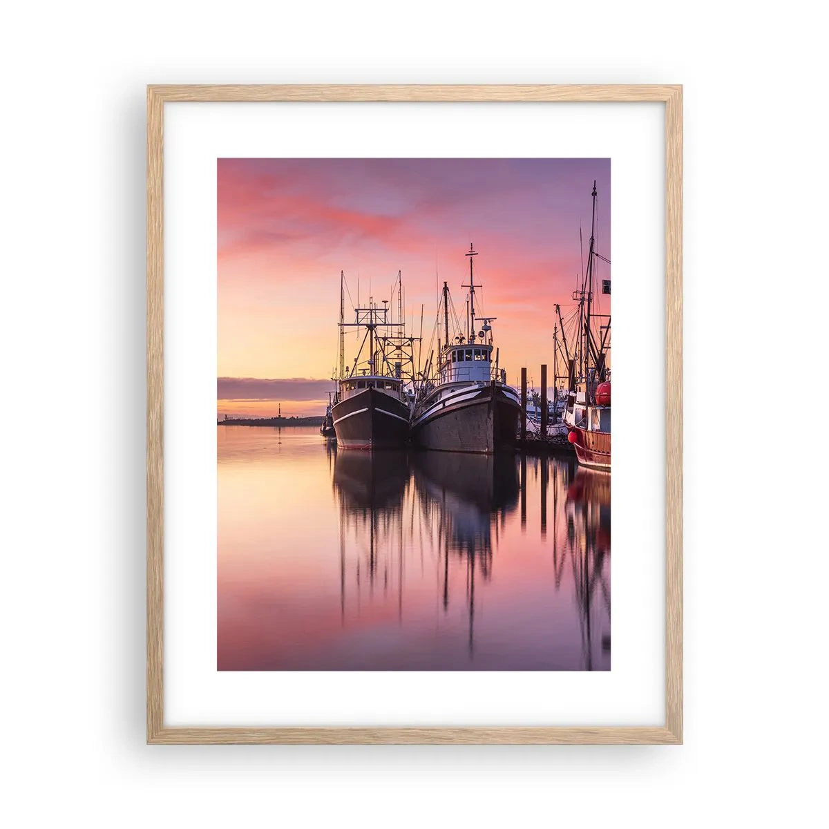 Affisch i ram av ljusek - Inför nästa dag - 40x50 cm