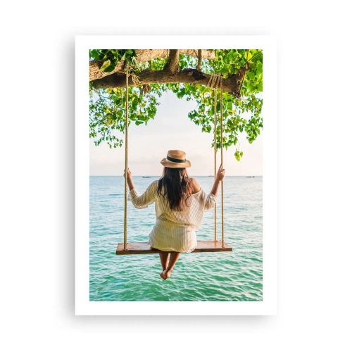 Affisch - Livet är vackert - 50x70 cm