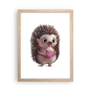 Affisch i ram av ljusek - Varje dag är helgdag - 30x40 cm