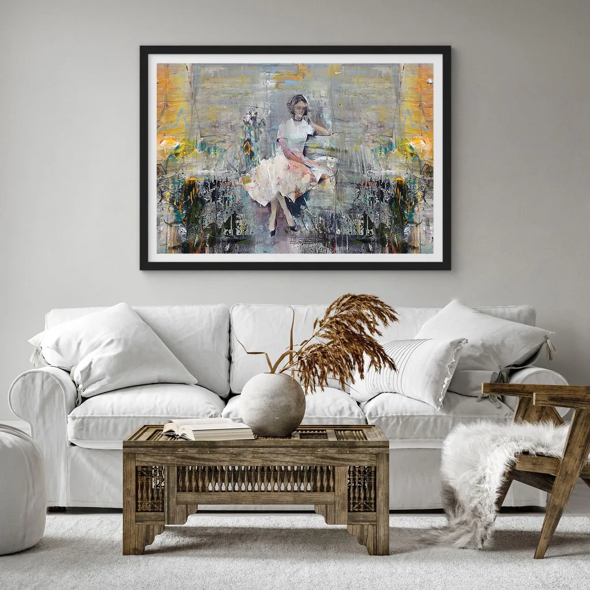 Affisch i svart ram - Klassisk och modern - 70x50 cm