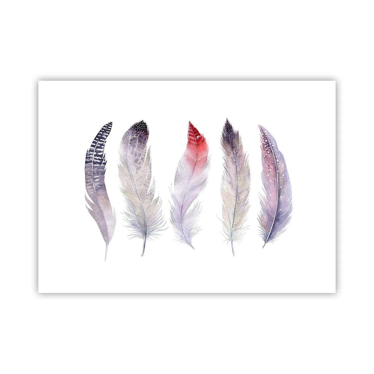 Affisch - Fin som färgrik dimma - 70x50 cm