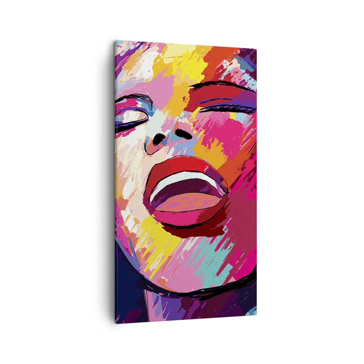 Canvastavla - Bild på duk - Sjunga ut hela livet - 45x80 cm