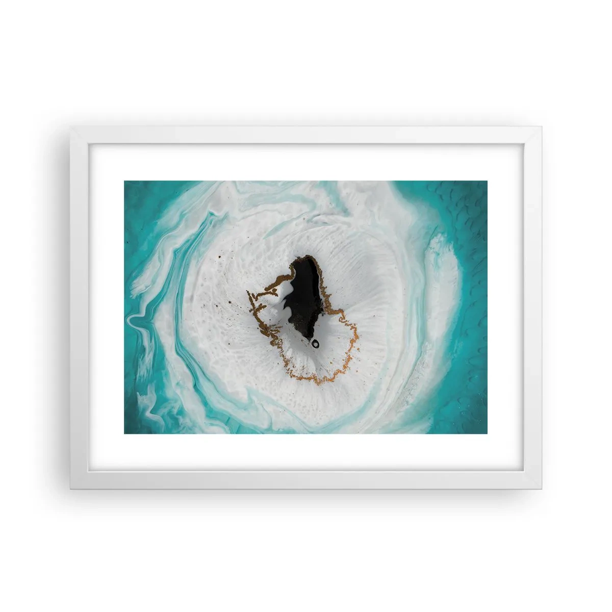 Affisch i vit ram - Att tränga in - 40x30 cm