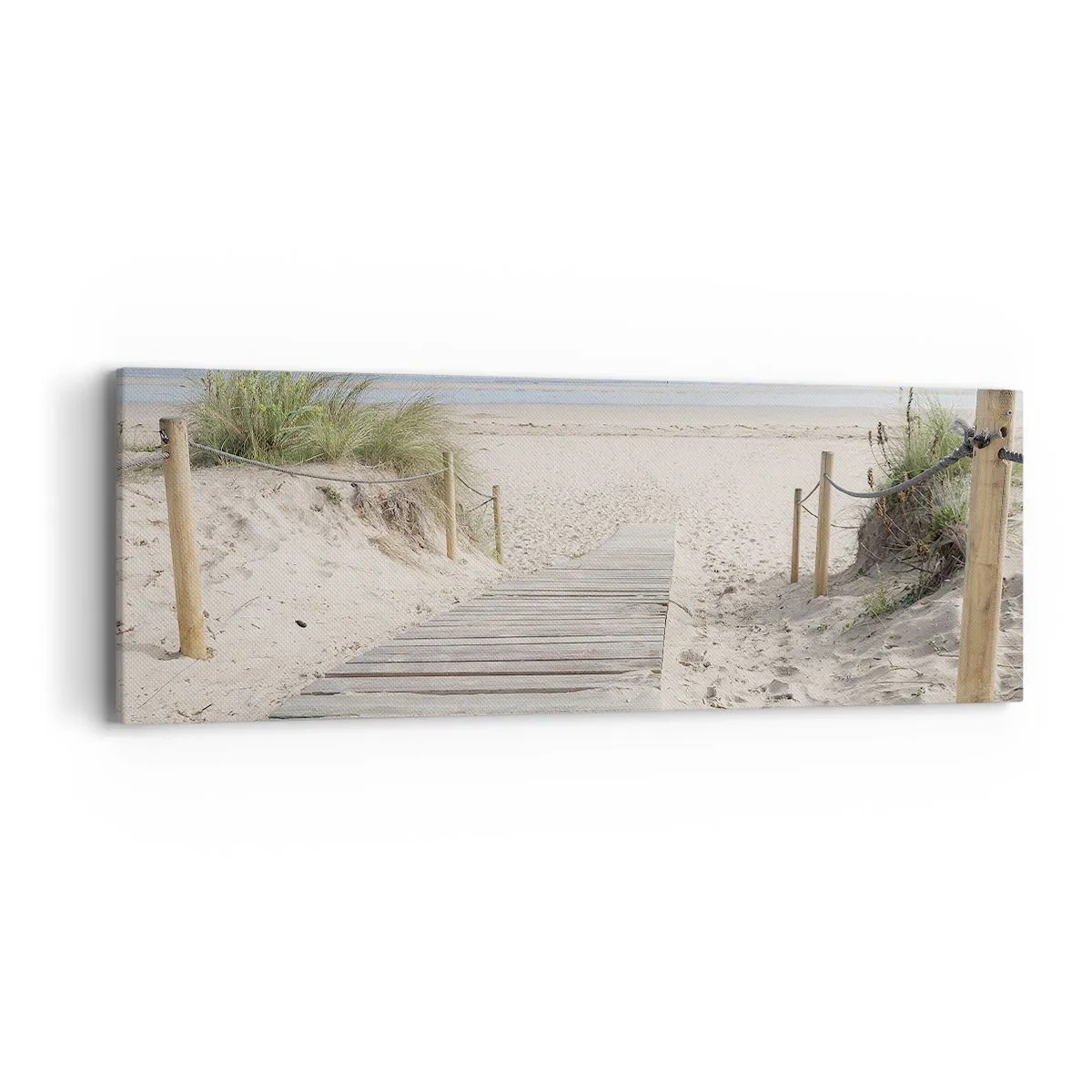 Canvastavla - Bild på duk - Mot horisonten - 90x30 cm