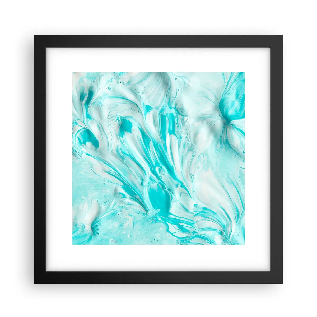Affisch i svart ram - Alltid tillsammans - 30x30 cm
