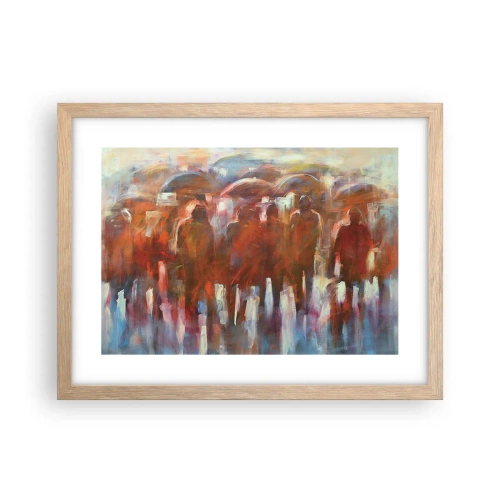 Affisch i ram av ljusek - Jämna i regn och dimma - 40x30 cm