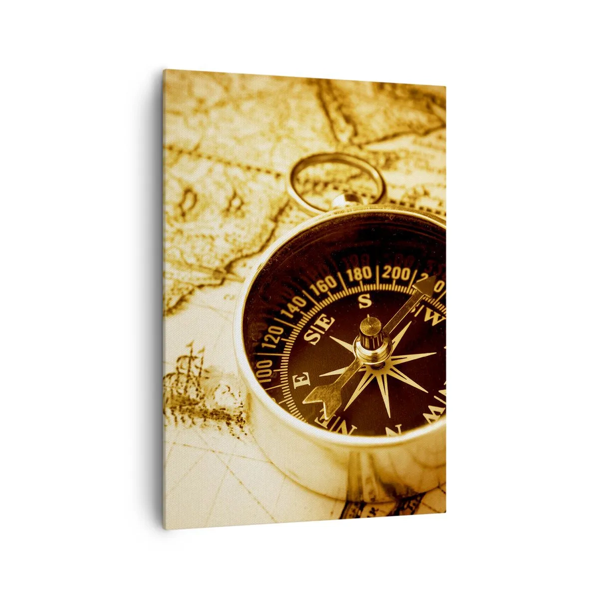 Canvastavla - Bild på duk - Västerut eller österut? - 70x100 cm