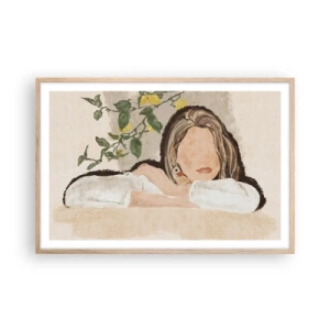 Affisch i ram av ljusek - Sydlig skönhet - 91x61 cm