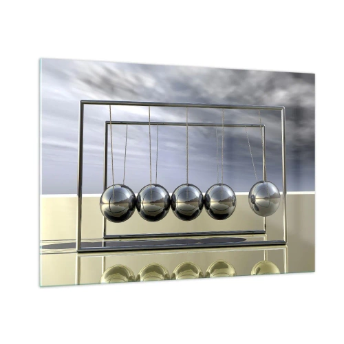 Glastavla - Bild på glas - Ljusets energi - 100x70 cm