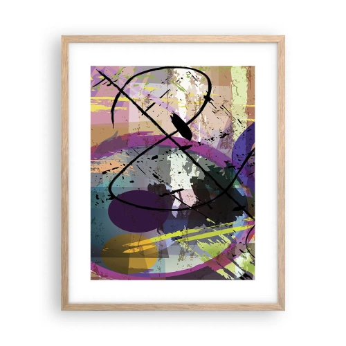 Affisch i ram av ljusek - Rakt fram eller runt - 40x50 cm