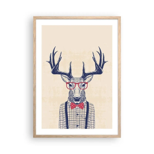 Affisch i ram av ljusek - Rolig extravagans - 50x70 cm