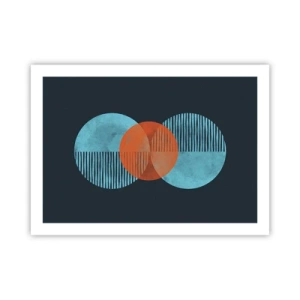 Affisch - Symmetrisk komposition - 70x50 cm