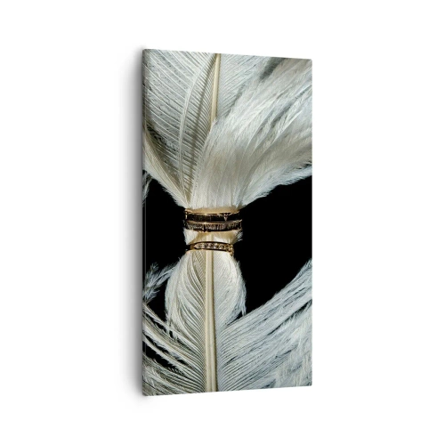 Canvastavla - Bild på duk - ...och jag lämnar inte dig… - 55x100 cm