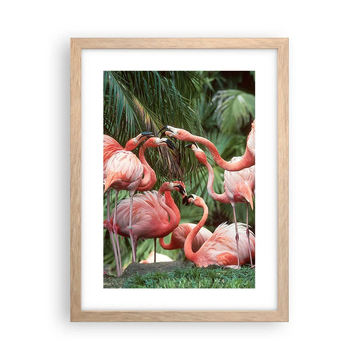 Affisch i ram av ljusek - Eftermiddags skvaller - 30x40 cm