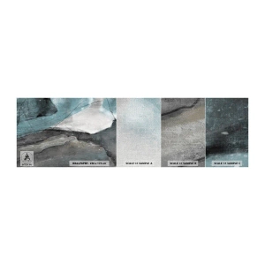 Provbit av fototapet Premium Canvas - Abstraktion: stenar och is - Minimalism, Bit, Modern - 100x30 cm