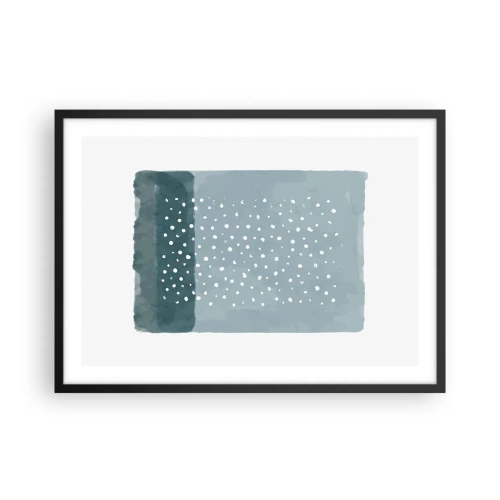 Affisch i svart ram - Uppstådda ur det blåa - 70x50 cm