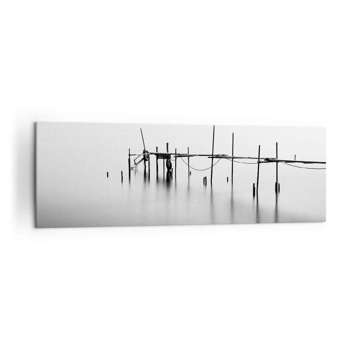 Canvastavla - Bild på duk - Och om världen inte finns? - 160x50 cm