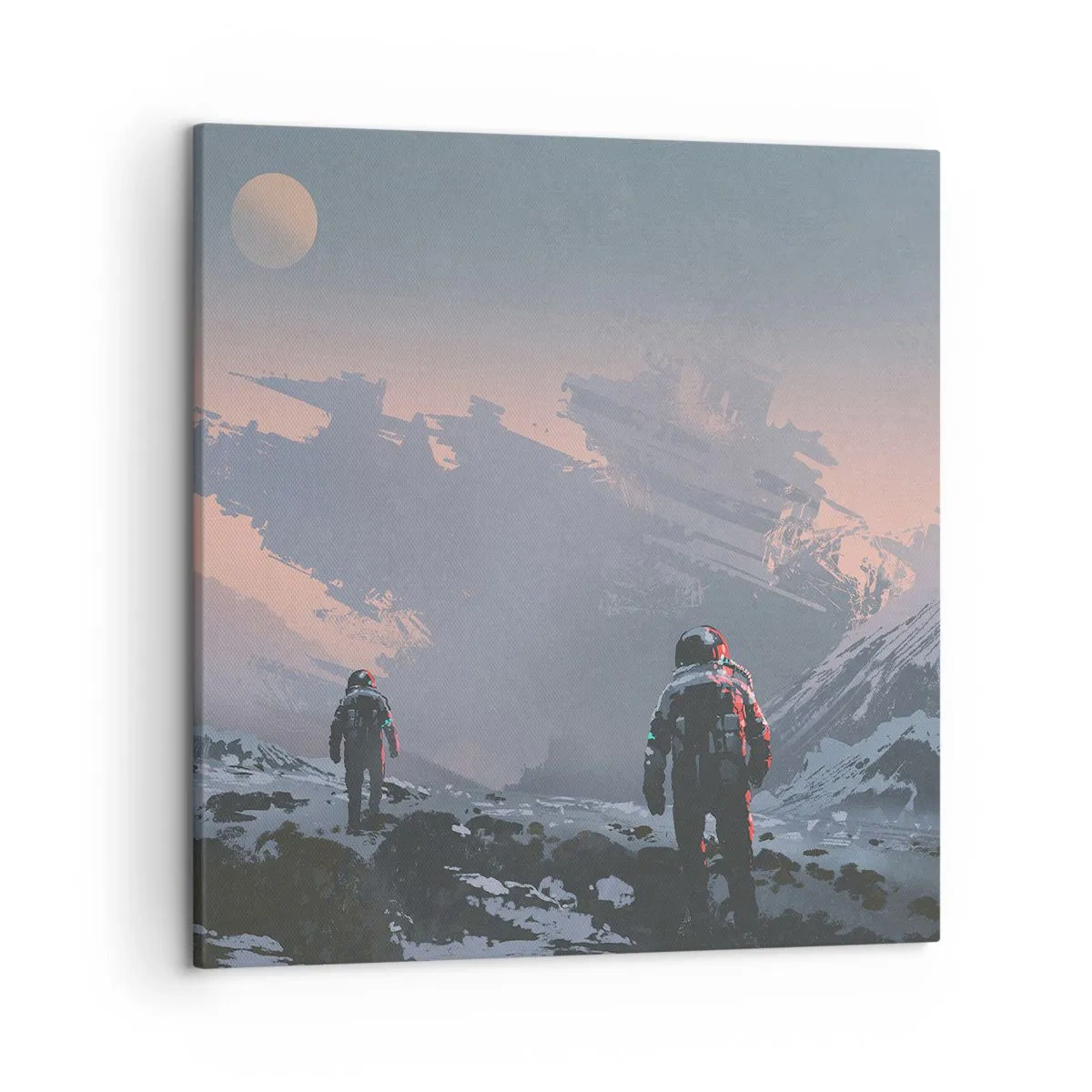 Canvastavla - Bild på duk - Under en okänd stjärna - 50x50 cm